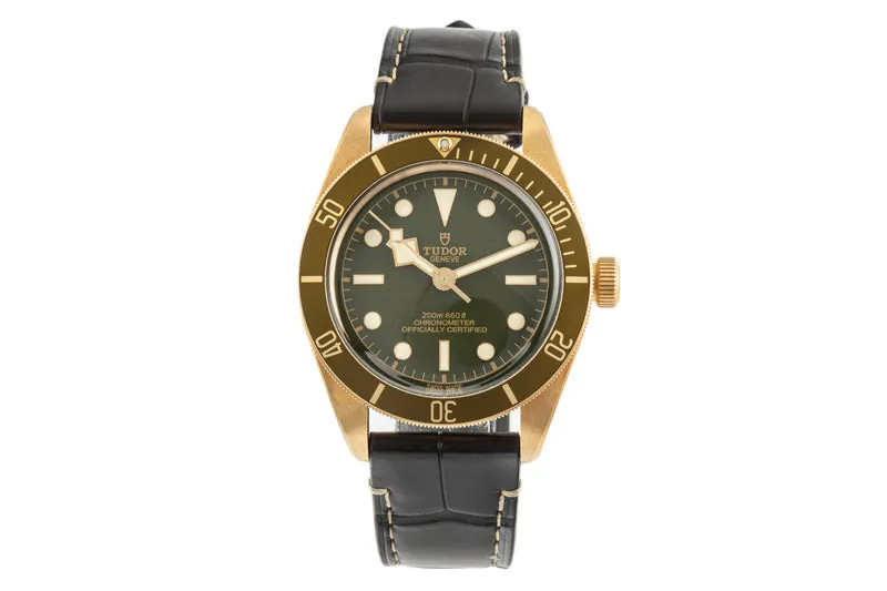 Tudor Black Bay 18 ct gold automatic men's watch 79018V LP: 17400EUR [2305702]