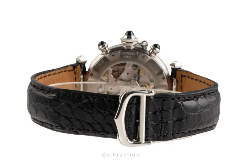 Cartier Pasha chronograph steel automatic men's watch W3103055, 2113 [2305650]
