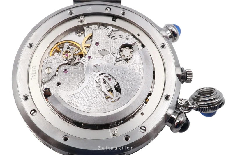 Cartier Pasha chronograph steel automatic men's watch W3103055, 2113 [2305650]