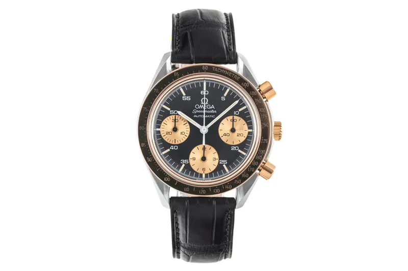 Omega Speedmaster chronograph steel / gold automatic men's watch 175.0033 LP: 8000EUR [2305254]