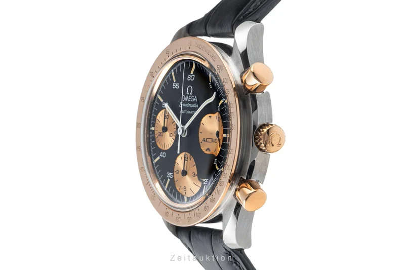 Omega Speedmaster chronograph steel / gold automatic men's watch 175.0033 LP: 8000EUR [2305254]