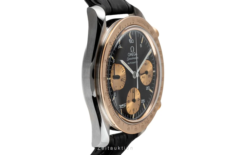 Omega Speedmaster chronograph steel / gold automatic men's watch 175.0033 LP: 8000EUR [2305254]
