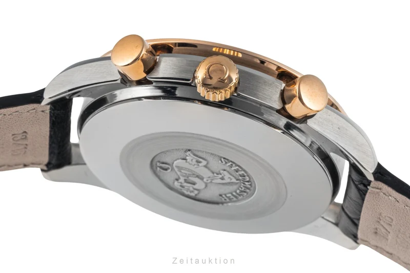 Omega Speedmaster chronograph steel / gold automatic men's watch 175.0033 LP: 8000EUR [2305254]
