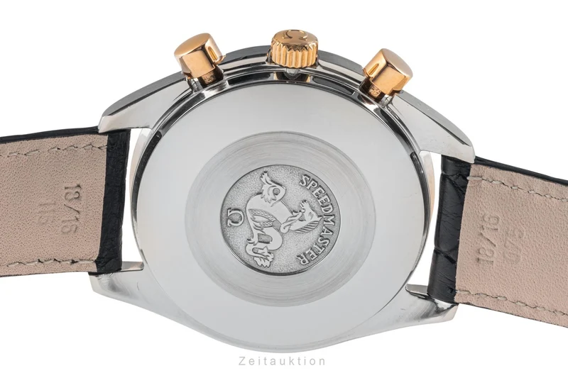 Omega Speedmaster chronograph steel / gold automatic men's watch 175.0033 LP: 8000EUR [2305254]