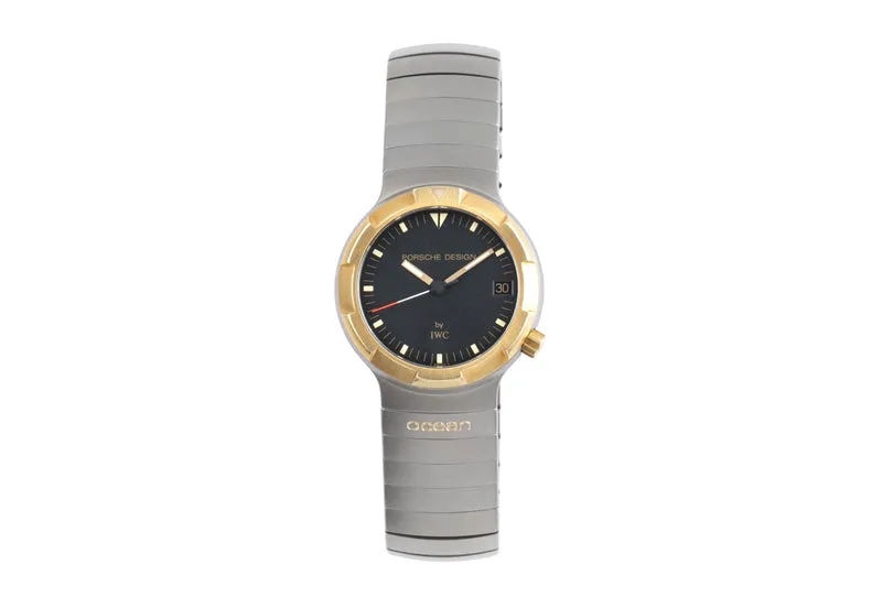 IWC Porsche Design titanium / gold automatic men's watch IW352303 [2400345]