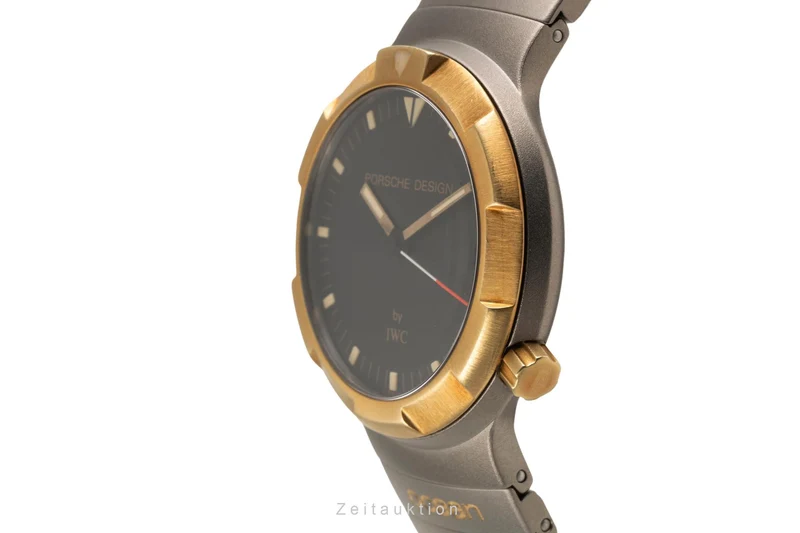 IWC Porsche Design titanium / gold automatic men's watch IW352303 [2400345]