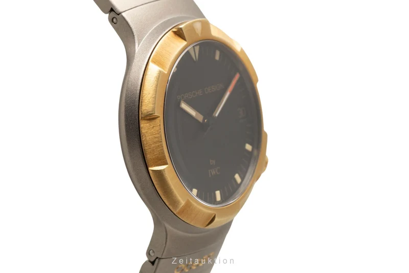 IWC Porsche Design titanium / gold automatic men's watch IW352303 [2400345]