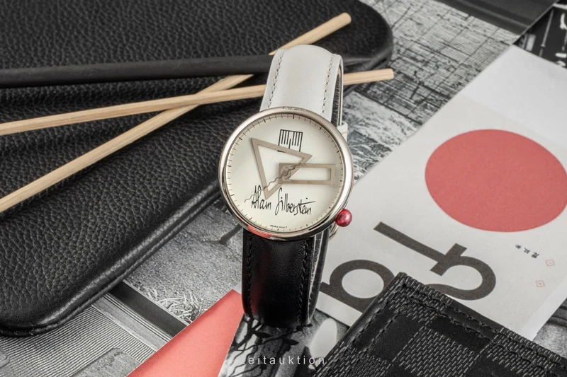 Alain Silberstein Klok chrome quartz men's watch [2400262]