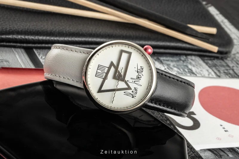 Alain Silberstein Klok chrome quartz men's watch [2400262]