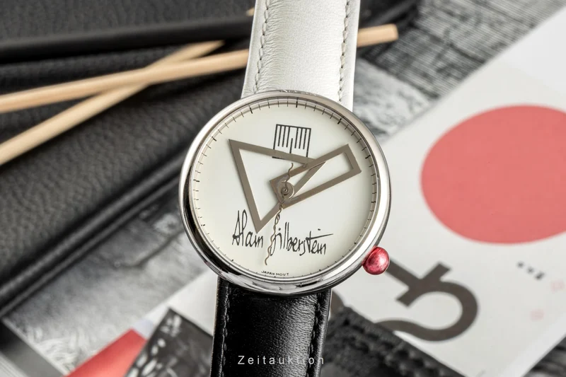 Alain Silberstein Klok chrome quartz men's watch [2400262]