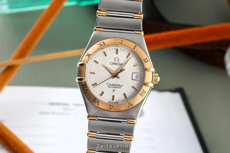 Omega Constellation steel / gold automatic women's watch 1392.30.00, 766.1201 [2400251]