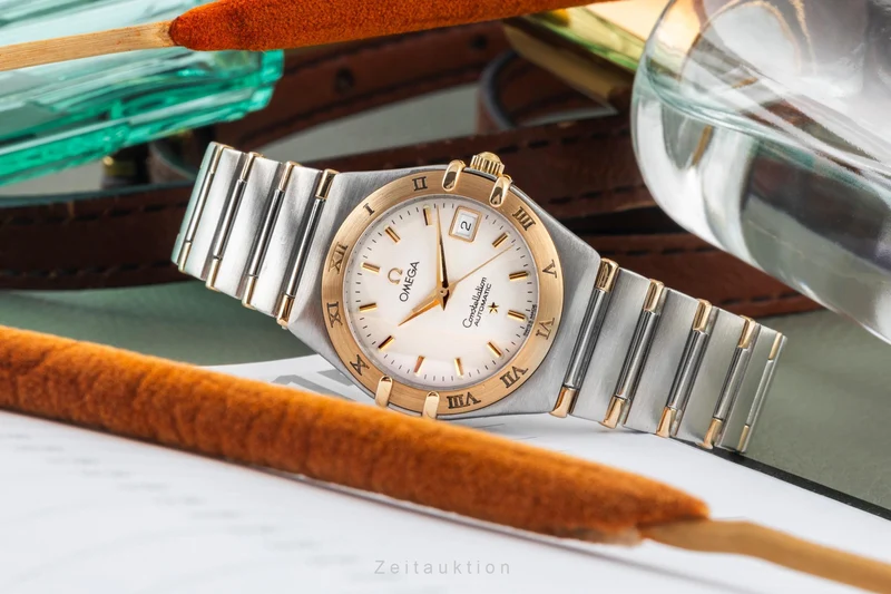 Omega Constellation steel / gold automatic women's watch 1392.30.00, 766.1201 [2400251]