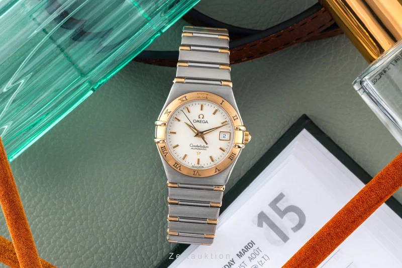 Omega Constellation steel / gold automatic women's watch 1392.30.00, 766.1201 [2400251]