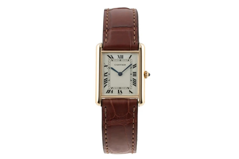 Cartier Tank 18 ct gold quartz men's watch 88105 LP: 11000EUR [2403162]