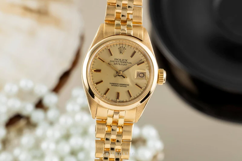 Rolex Lady Datejust 18 ct gold automatic women's watch 6916 [2403043]