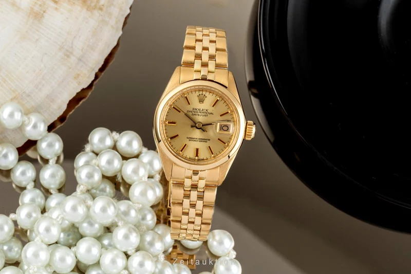 Rolex Lady Datejust 18 ct gold automatic women's watch 6916 [2403043]