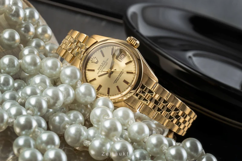 Rolex Lady Datejust 18 ct gold automatic women's watch 6916 [2403043]