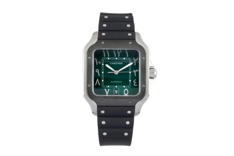 Cartier Santos steel automatic men's watch WSSA0055 [2402836]