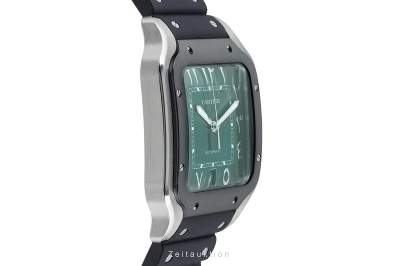 Cartier Santos steel automatic men's watch WSSA0055 [2402836]