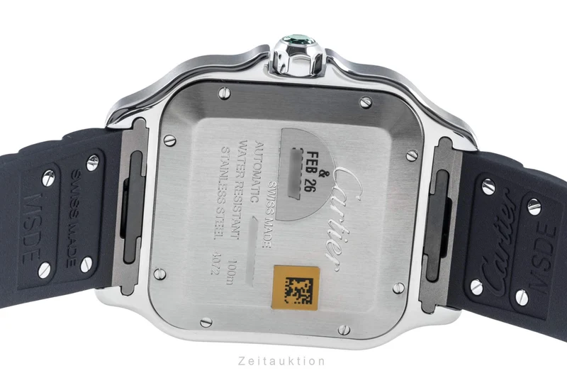 Cartier Santos steel automatic men's watch WSSA0055 [2402836]