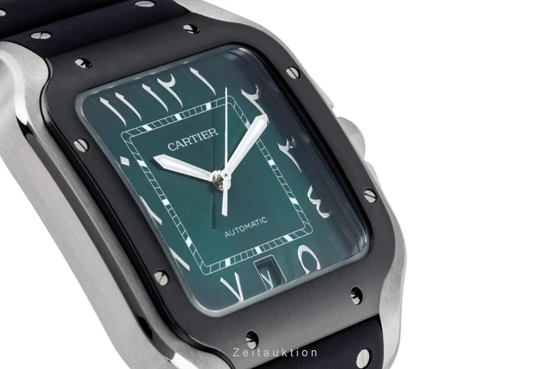 Cartier Santos steel automatic men's watch WSSA0055 [2402836]