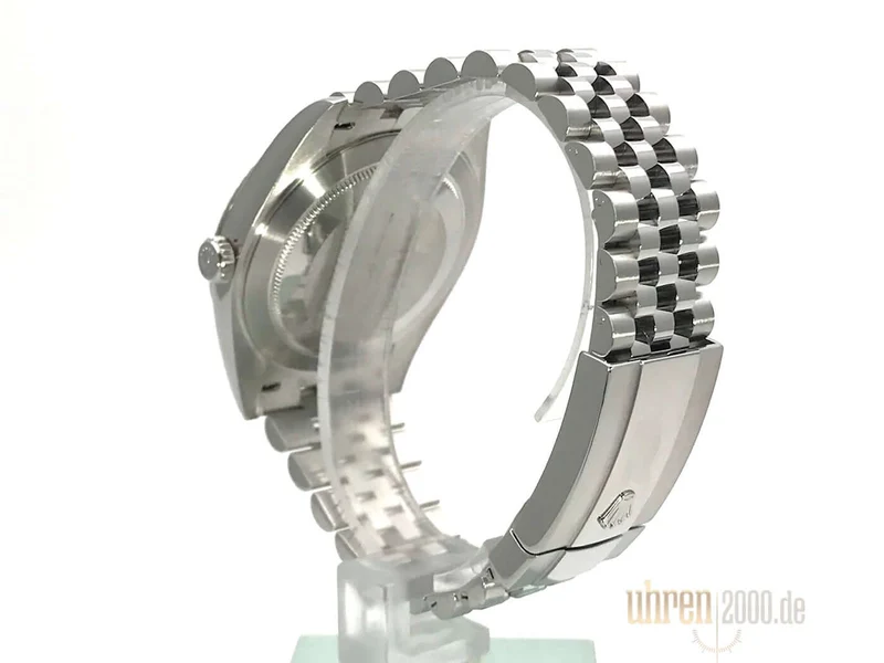 Rolex Datejust 41 Ref. 126334 Rhodium Römisch Jubile-Band aus 2018
