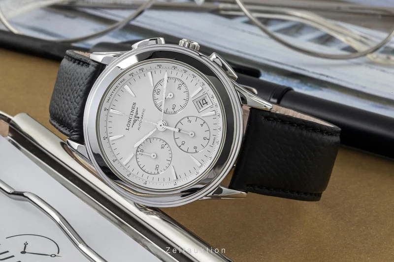 Longines Flagship chronograph steel automatic men's watch L4.718.4 [2401396]
