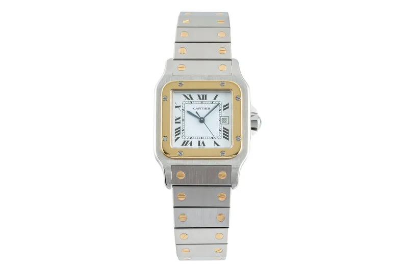 Cartier Santos steel / gold automatic men's watch 2961 [2401403]