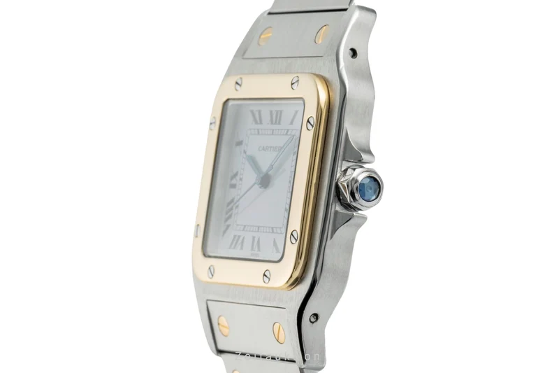 Cartier Santos steel / gold automatic men's watch 2961 [2401403]