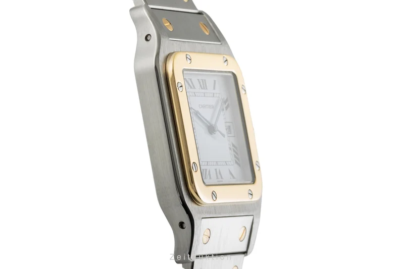 Cartier Santos steel / gold automatic men's watch 2961 [2401403]