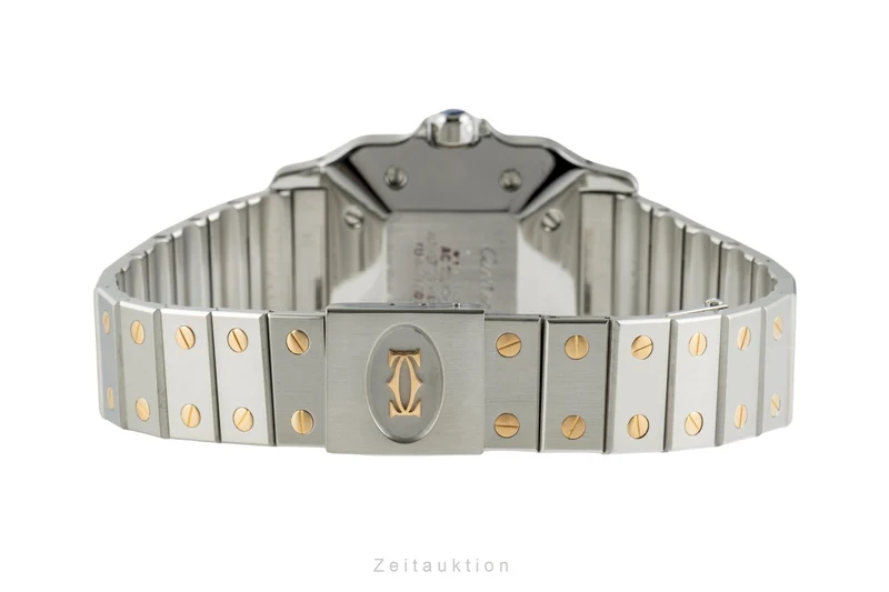 Cartier Santos steel / gold automatic men's watch 2961 [2401403]