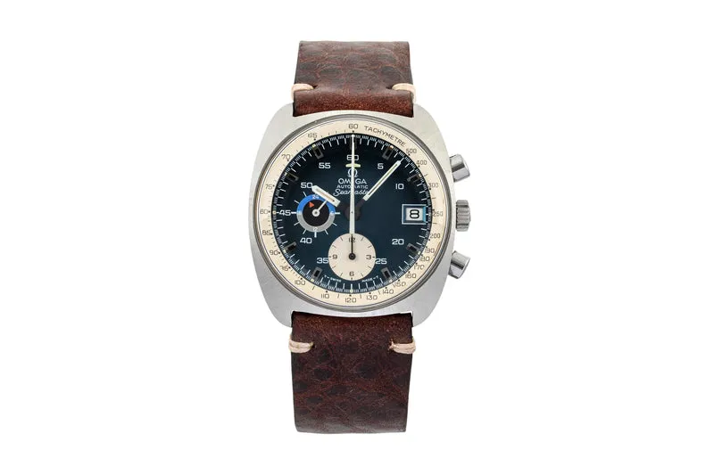 Omega Seamaster chronograph steel automatic men's watch ST 176.007 Vintage [2401329]