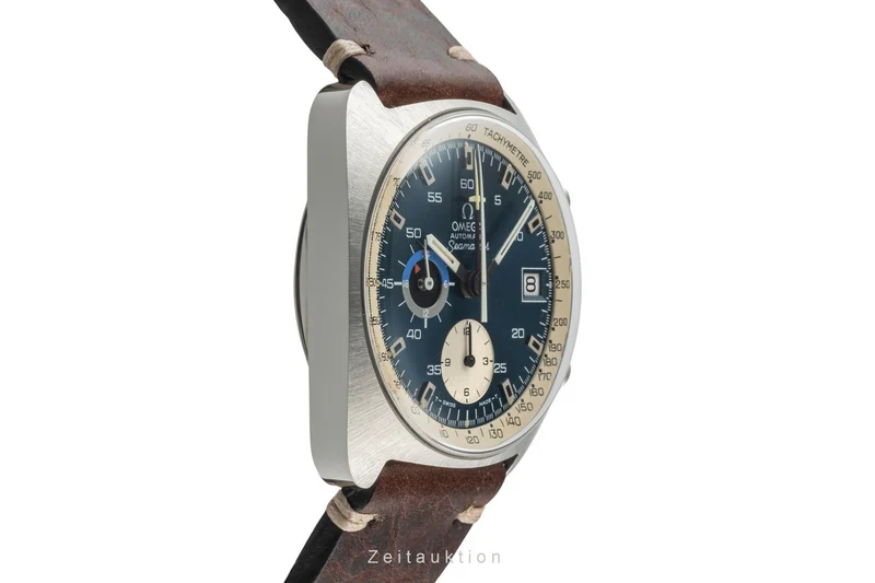Omega Seamaster chronograph steel automatic men's watch ST 176.007 Vintage [2401329]