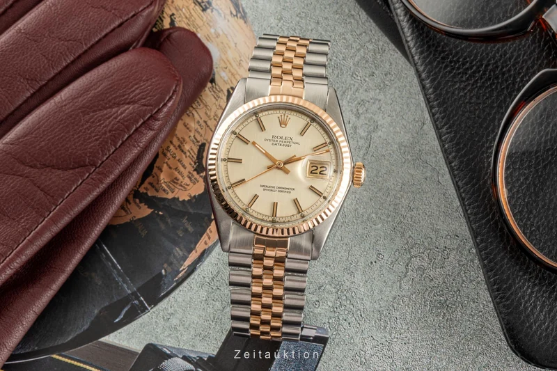 Rolex Datejust steel / gold automatic men's watch 1601 [2400229]