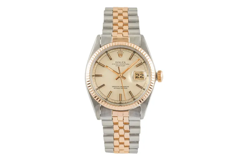Rolex Datejust steel / gold automatic men's watch 1601 [2400229]