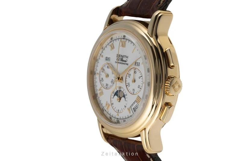 Zenith El Primero chronograph 18 ct gold automatic men's watch 30.0240.410 [2400176]
