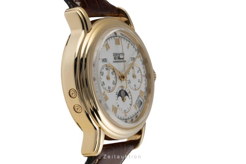 Zenith El Primero chronograph 18 ct gold automatic men's watch 30.0240.410 [2400176]