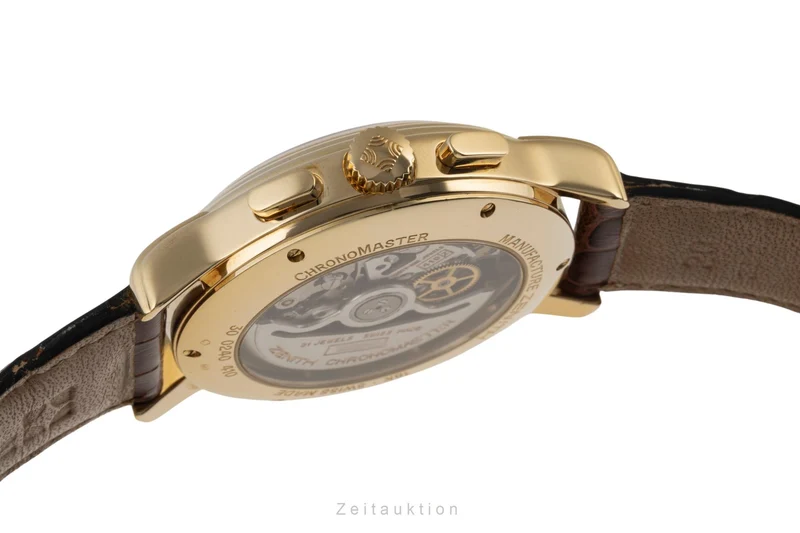 Zenith El Primero chronograph 18 ct gold automatic men's watch 30.0240.410 [2400176]