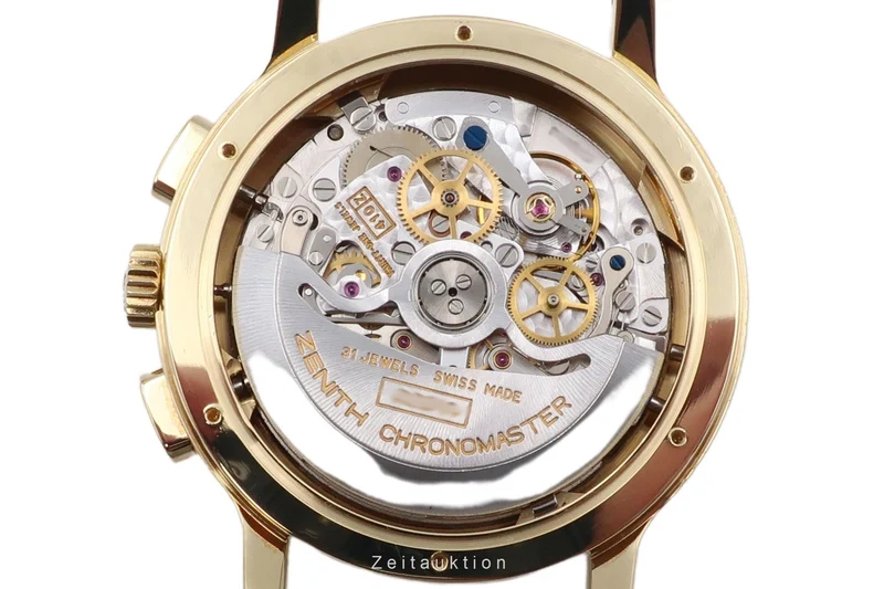 Zenith El Primero chronograph 18 ct gold automatic men's watch 30.0240.410 [2400176]