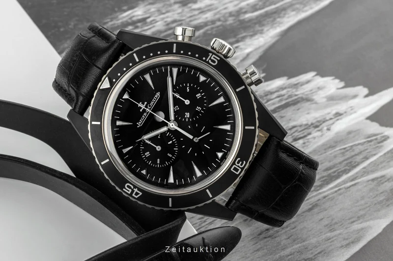 Jaeger LeCoultre Deep Sea chronograph titanium automatic men's watch Q208A570, 136.A.C8 [2400198]
