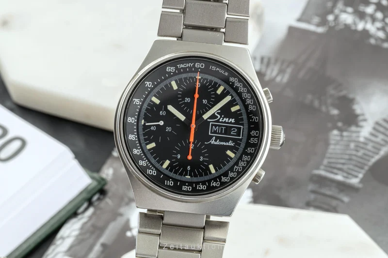 Sinn 144 chronograph steel automatic men's watch 144 LP: 2715EUR [2400146]