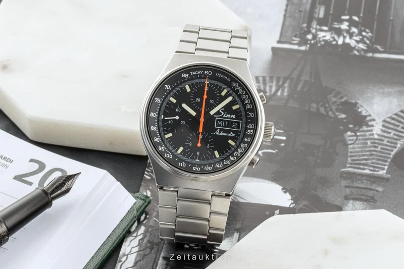 Sinn 144 chronograph steel automatic men's watch 144 LP: 2715EUR [2400146]