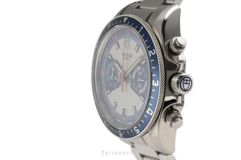 Tudor Heritage chronograph steel automatic men's watch 70330B LP: 5550EUR [2400127]