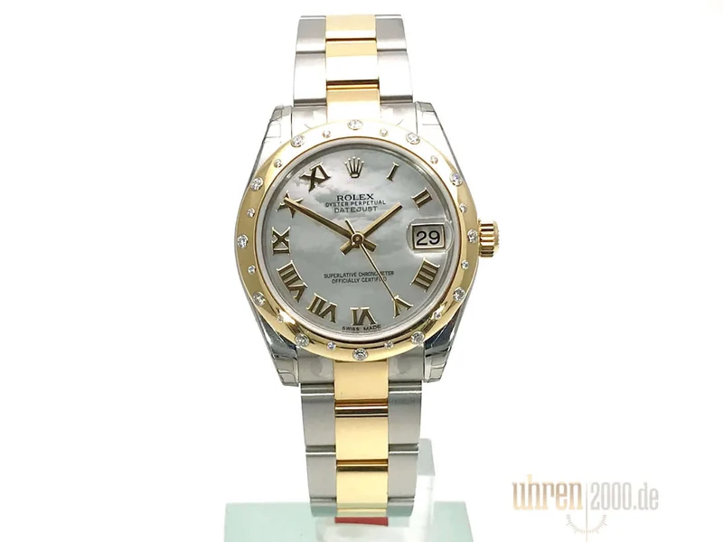 Rolex Datejust 31 Diamant Lünette 178343 Perlmutt Römisch