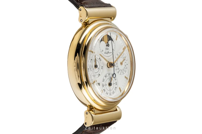 IWC Da Vinci chronograph 18 ct gold automatic men's watch 3750 VP: 41500EUR [2300006]
