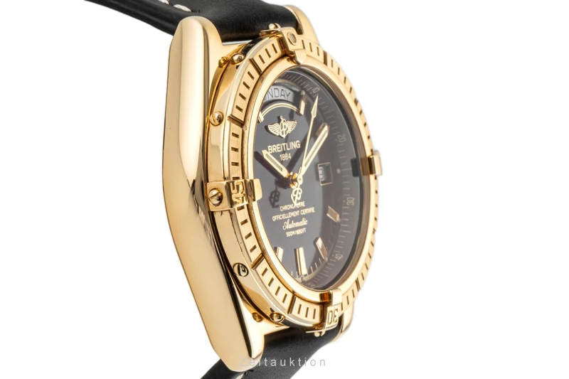 Breitling Headwind 18 ct gold automatic men's watch K45355 LP: 25000EUR [2305015]