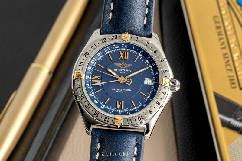 Breitling Antares steel / gold automatic men's watch B32047.1 [2305014]