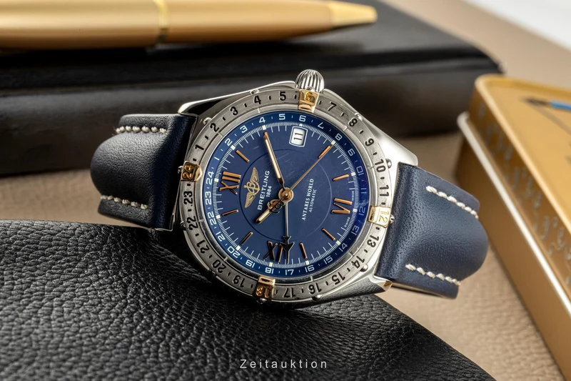 Breitling Antares steel / gold automatic men's watch B32047.1 [2305014]