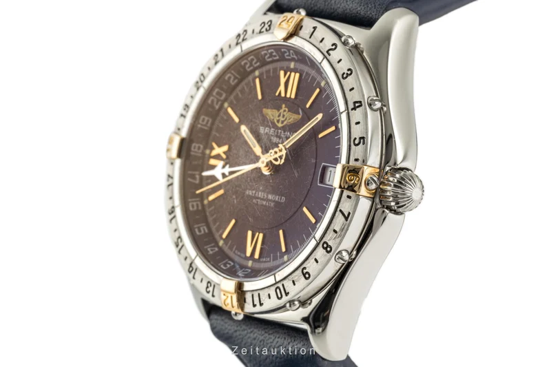 Breitling Antares steel / gold automatic men's watch B32047.1 [2305014]