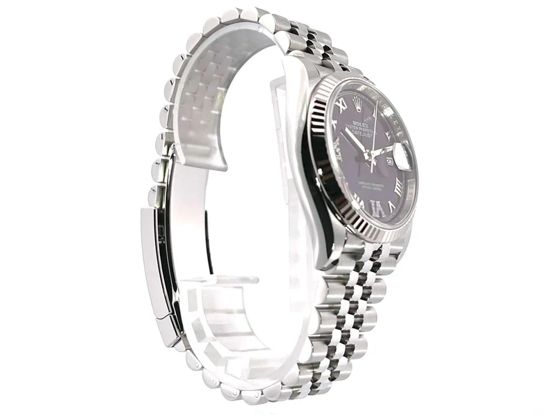 Rolex Datejust 36 Oystersteel Weißgold 126234 Purple R Diamant Jubile-Band